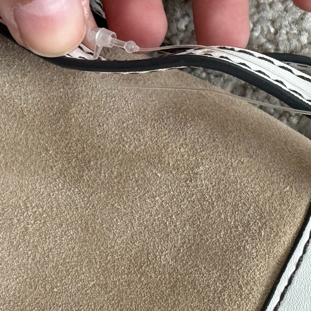 Zara limited edition leather suede shoulder bag - Picture 8 of 9